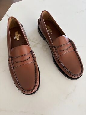 Sebago Classic Women’s Tan Leather Penny Loafers